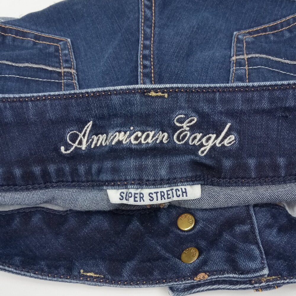 American Eagle Artist Super Stretch Denim Shorts Size 00 - Picture 6 of 8